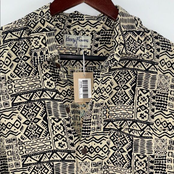 Kenny Flowers Long Sleeve Button Up Shirt Size Large New - Picture 7 of 12